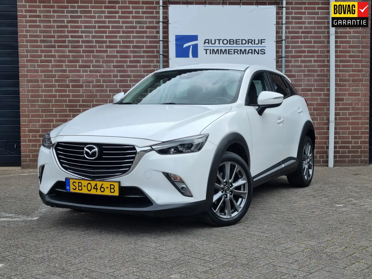 Mazda CX-3 2.0 SkyActiv-G 120 GT-Luxury Automaat Bílá - 1