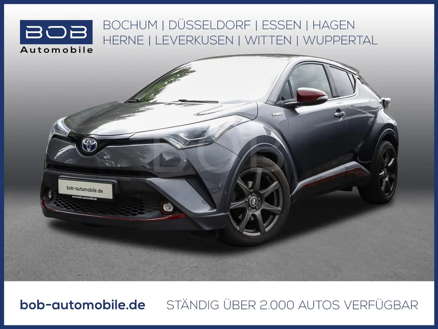 Toyota C-HR 1.8 Hybrid Lounge *NAVI*SHZ*PDC* Gris - 1