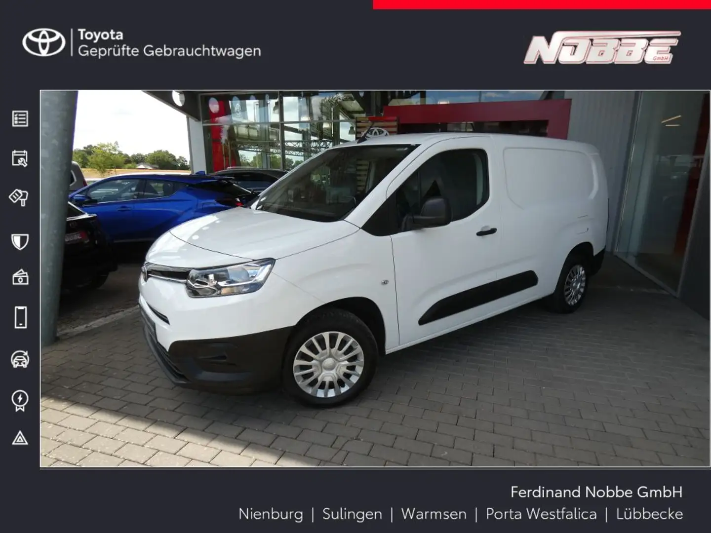 Toyota Proace City Meister L2 1,5D*AHK+Allwetter+Klima+PDC Bianco - 1