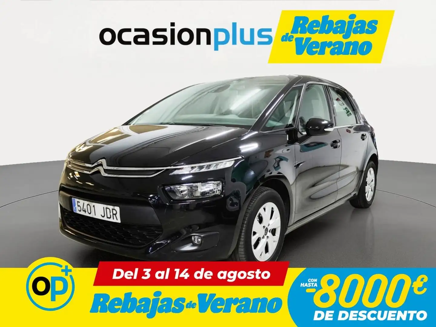 Citroen C4 Picasso 1.6HDi Seduction 115 Negro - 1