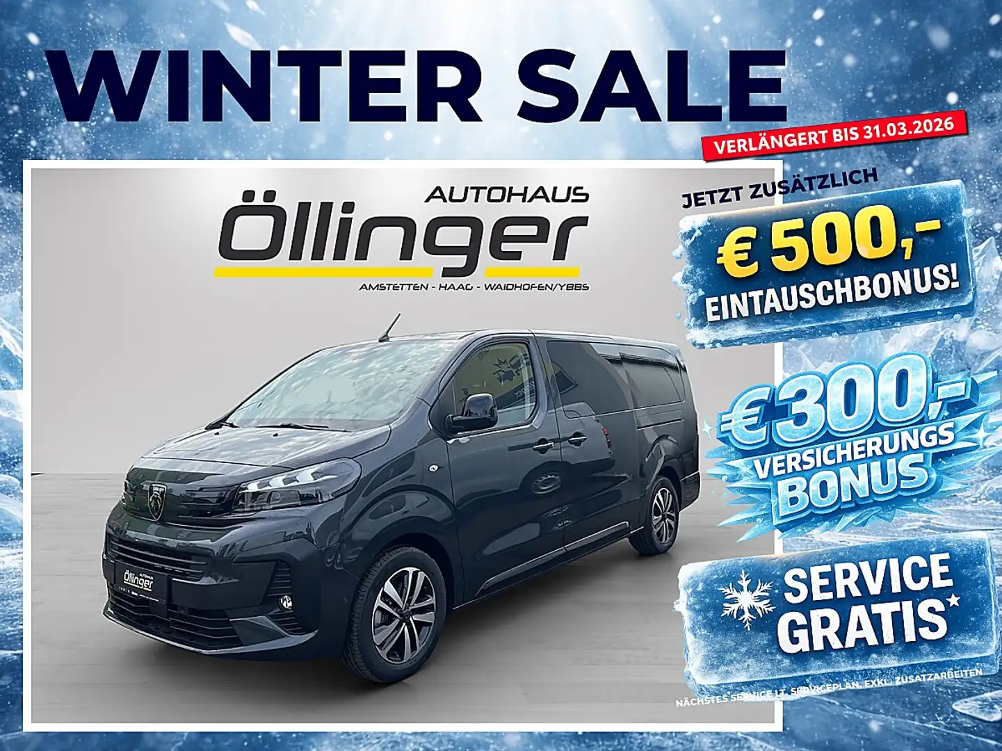 Peugeot Traveller Premium BlueHDi 180 Lang EAT8 Grau - 1