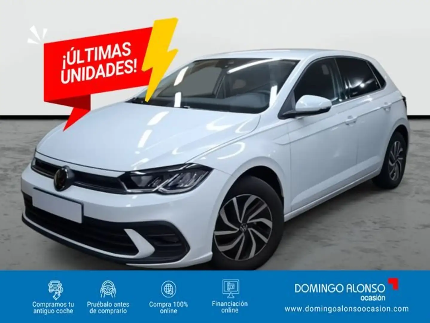 Volkswagen Polo Más 1.0 TSI 70 kW (95 CV) DSG7 Blanco - 1