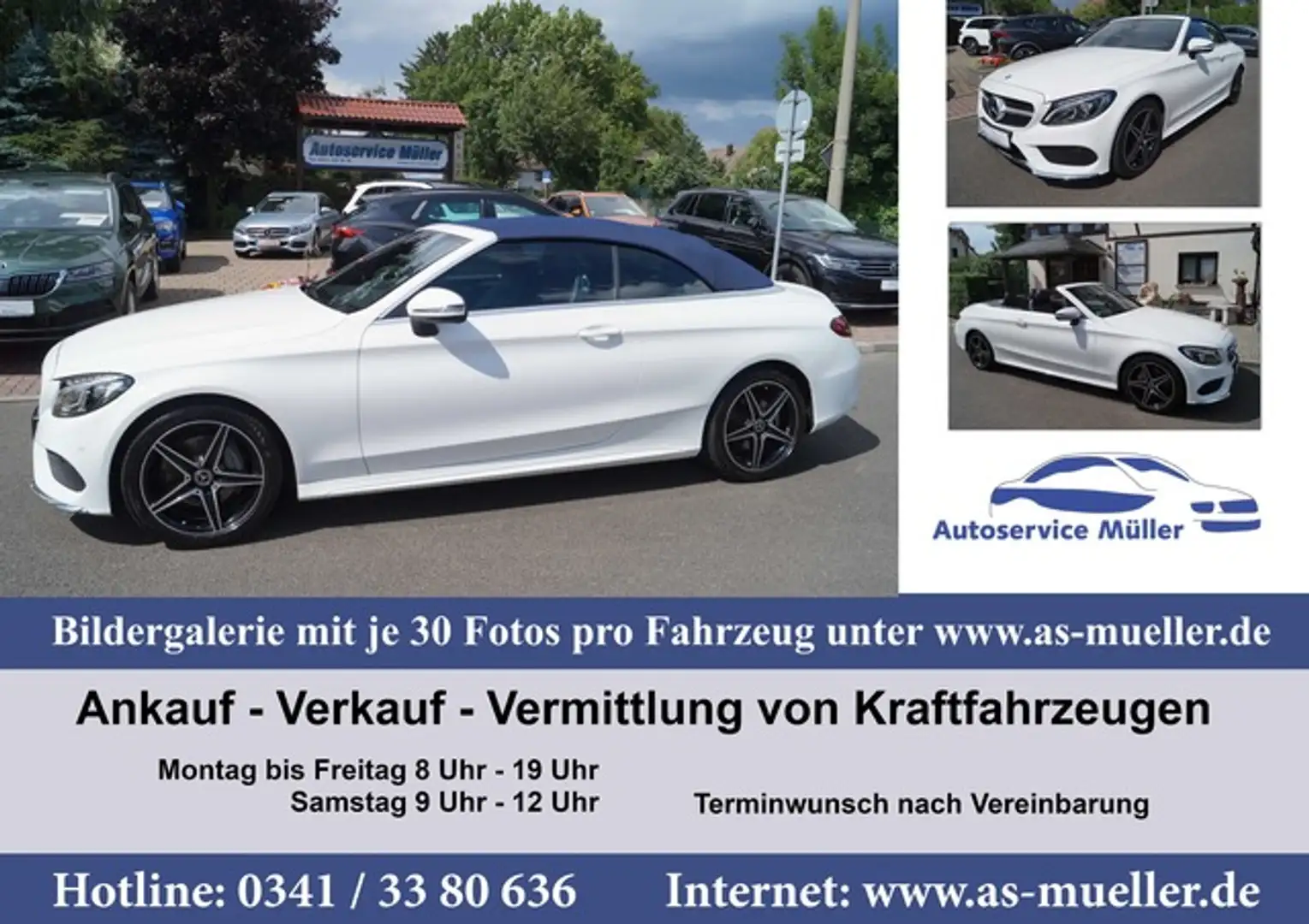Mercedes-Benz C 180 Night Edition Navi-LED-Teil-NHeiz.-33700km Argent - 1