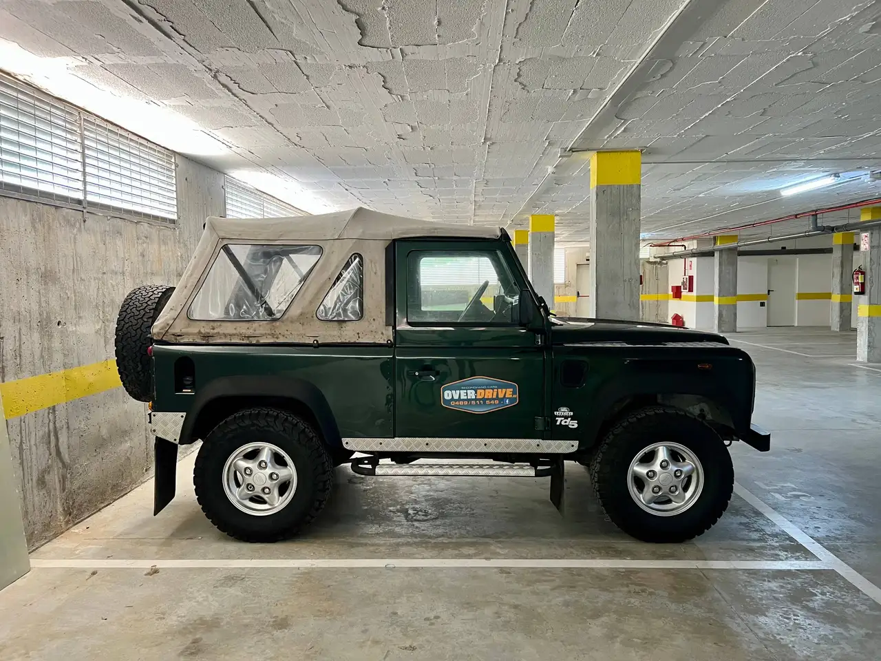 Land Rover Defender Cabrio Bel air d origine SVL car pass Belge, foto 7
