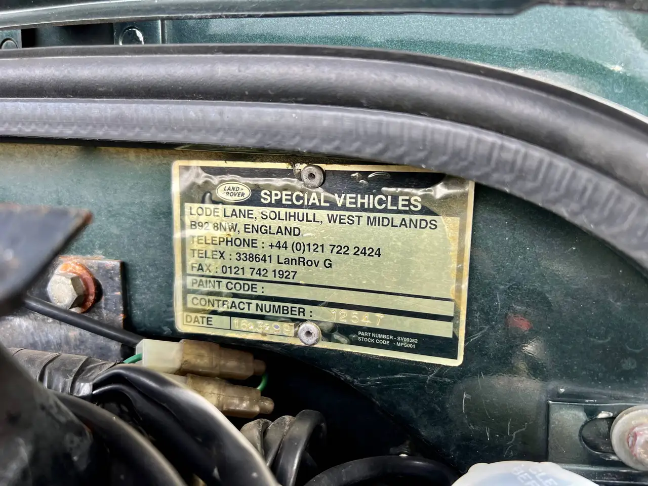 Land Rover Defender Cabrio Bel air d origine SVL car pass Belge, foto 8