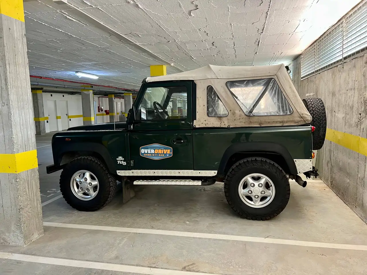 Land Rover Defender Cabrio Bel air d origine SVL car pass Belge, foto 6