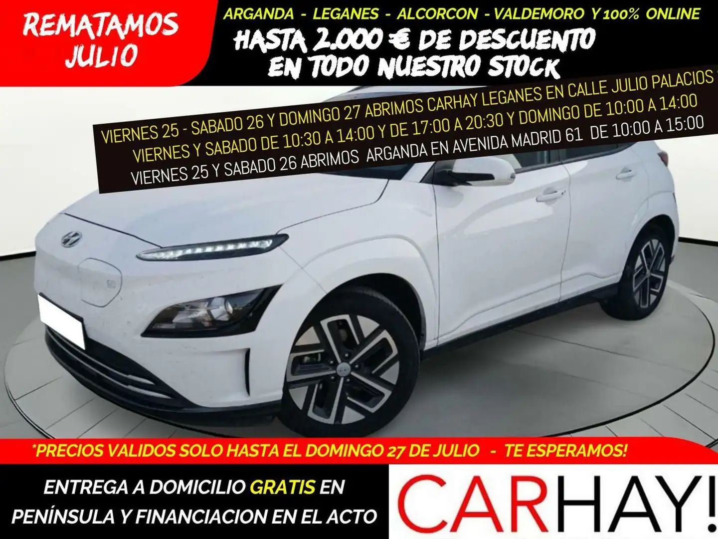 Hyundai KONA TODOTERRENO 150KW EV MAXX Bianco - 1
