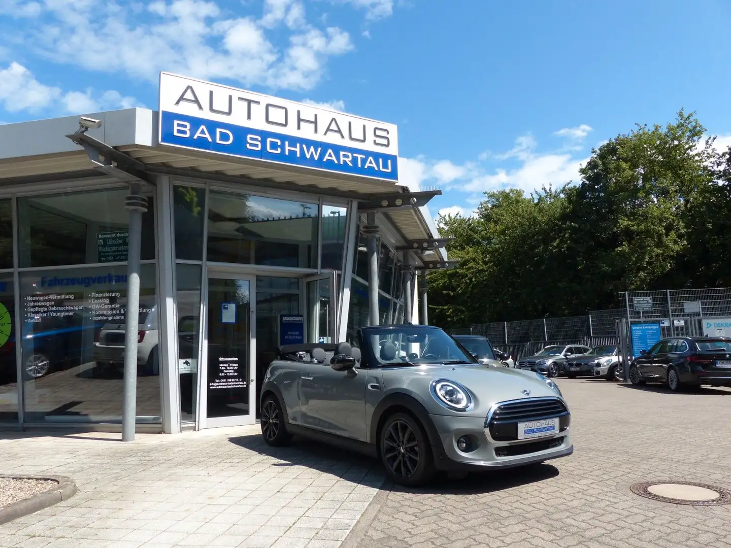 MINI Cooper Cabrio Chili, T.-Leder,LED,DAB,Klimaaut. Grau - 1