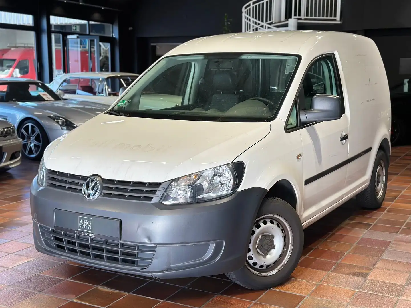 Volkswagen Caddy 1.6 TDI DSG 1.HAND GROSSE WARTUNG+ZR NEU Weiß - 2