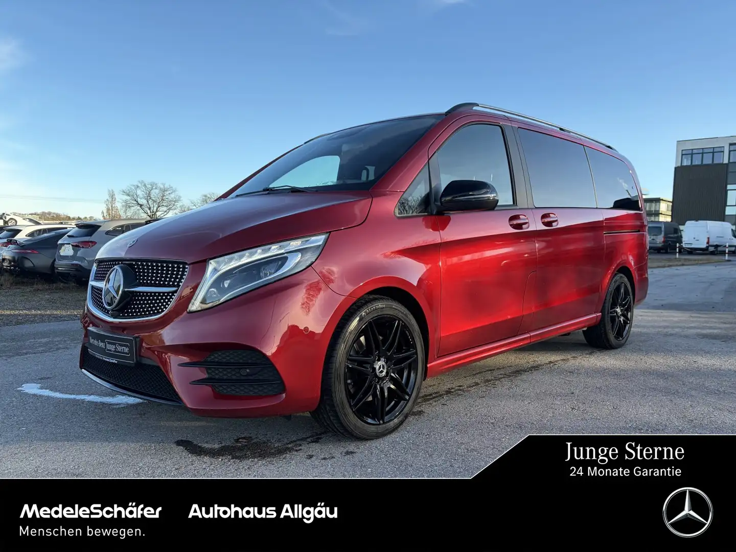 Mercedes-Benz V 300 V 300 LANG EDITION AMG LED AHK NAVI EASY-PACK Park Rot - 1