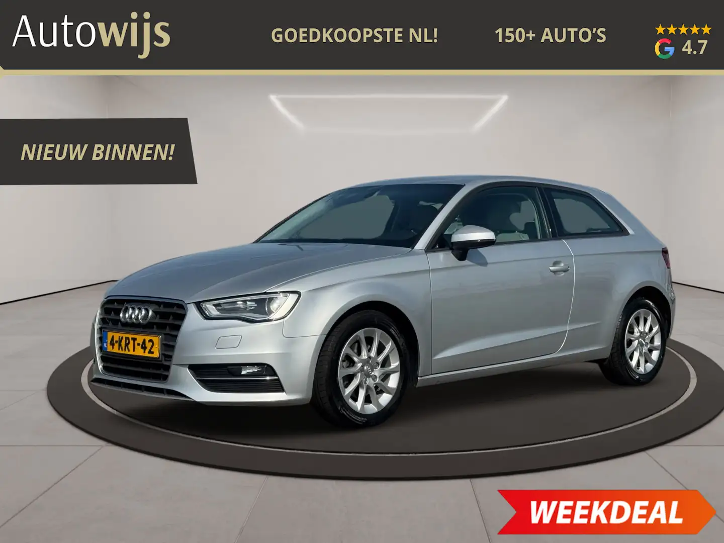 Audi A3 1.4 TFSI Attraction Pro Line plus|Xenon|Keyless|Cl Gris - 1