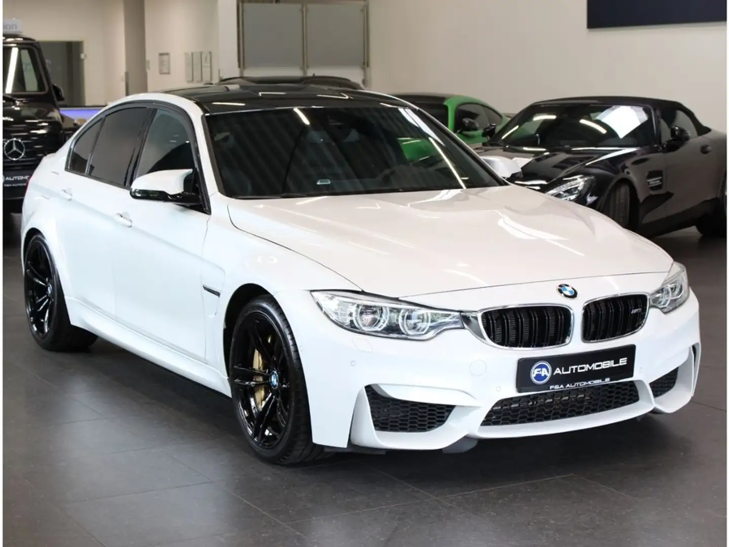 BMW M3 Limousine Keramik*Carbon*HUD*Keyless*LED Blanc - 2