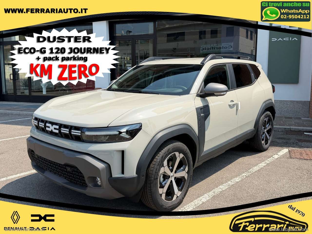 Dacia Duster Eco-G 120 CV Journey KM ZERO NO OBBLIGHI FINANZIAR