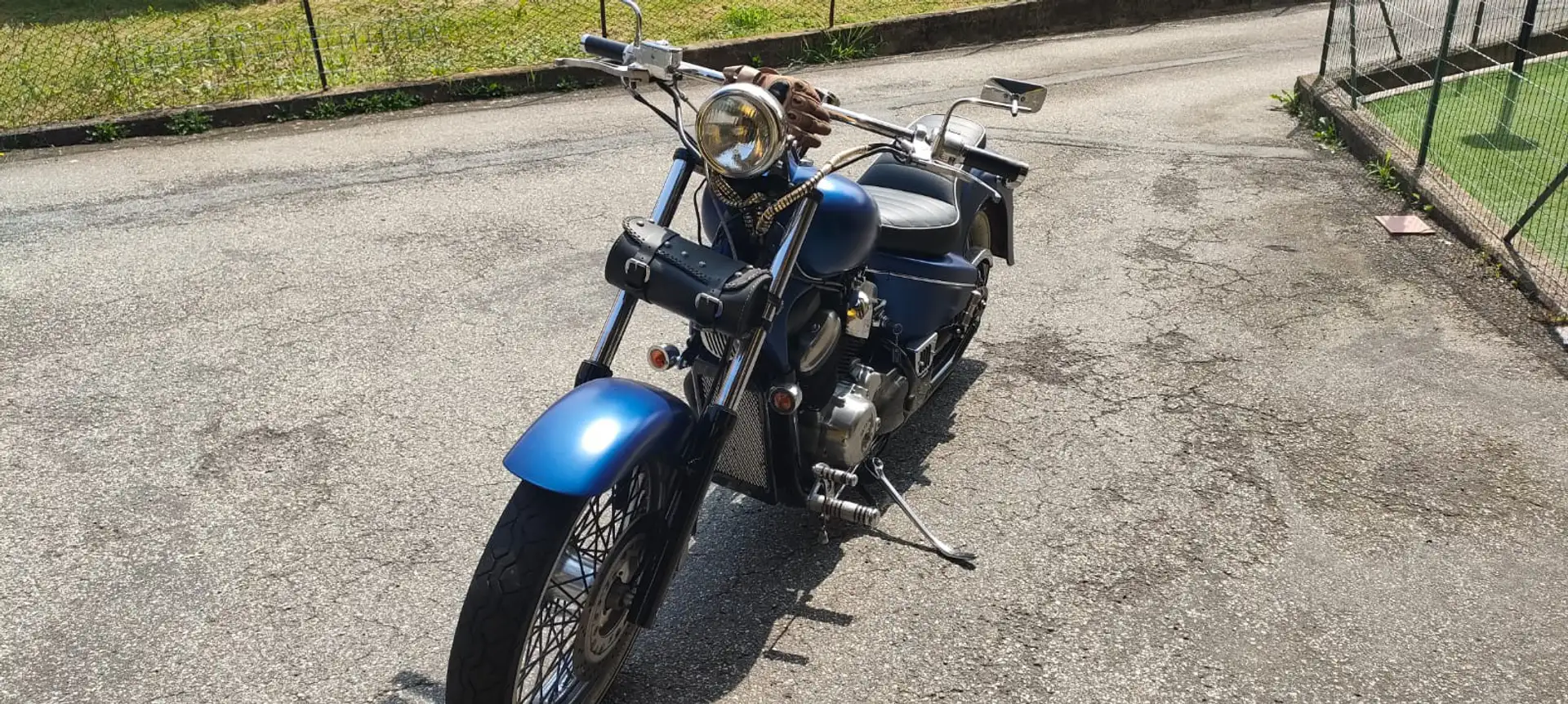 Honda VT 600 custom Albastru - 1