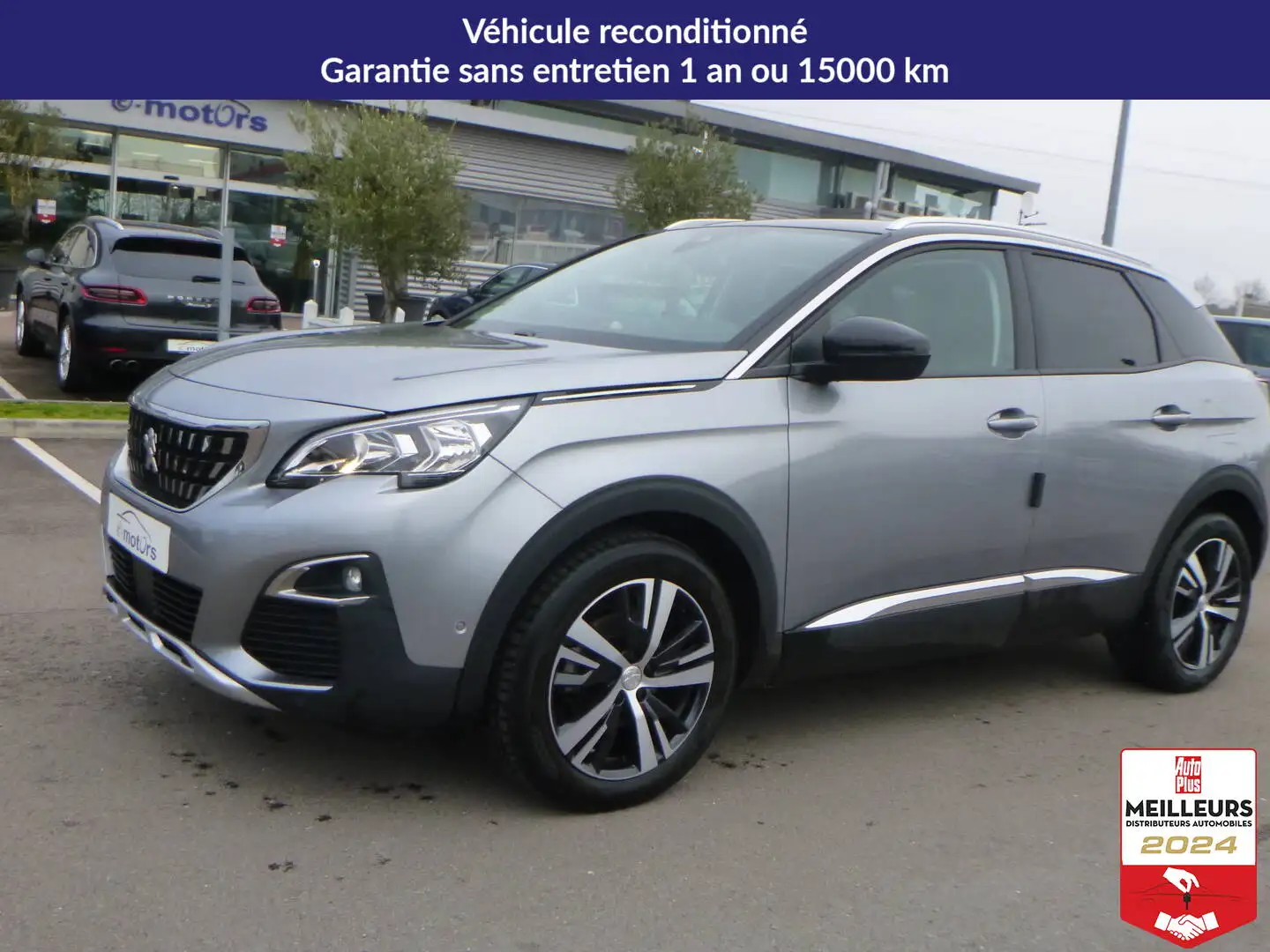 Peugeot 3008 1.6 BlueHDi 120ch S\u0026S BVM6 - Allure Gris - 1