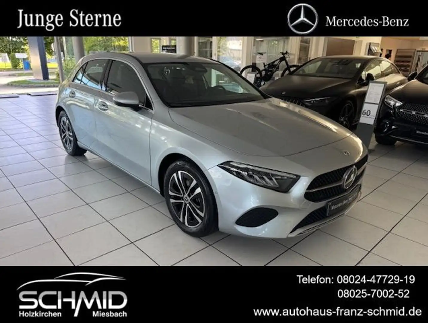 Mercedes-Benz A 200 7G Progressive Line Adv+ Distronic AHK Sta Silber - 1