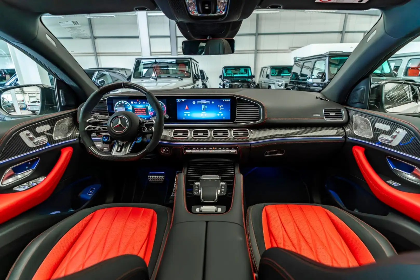 Mercedes-Benz GLE 53 AMG 4M+ Coupe / PREM + / Leather RED Сірий - 2