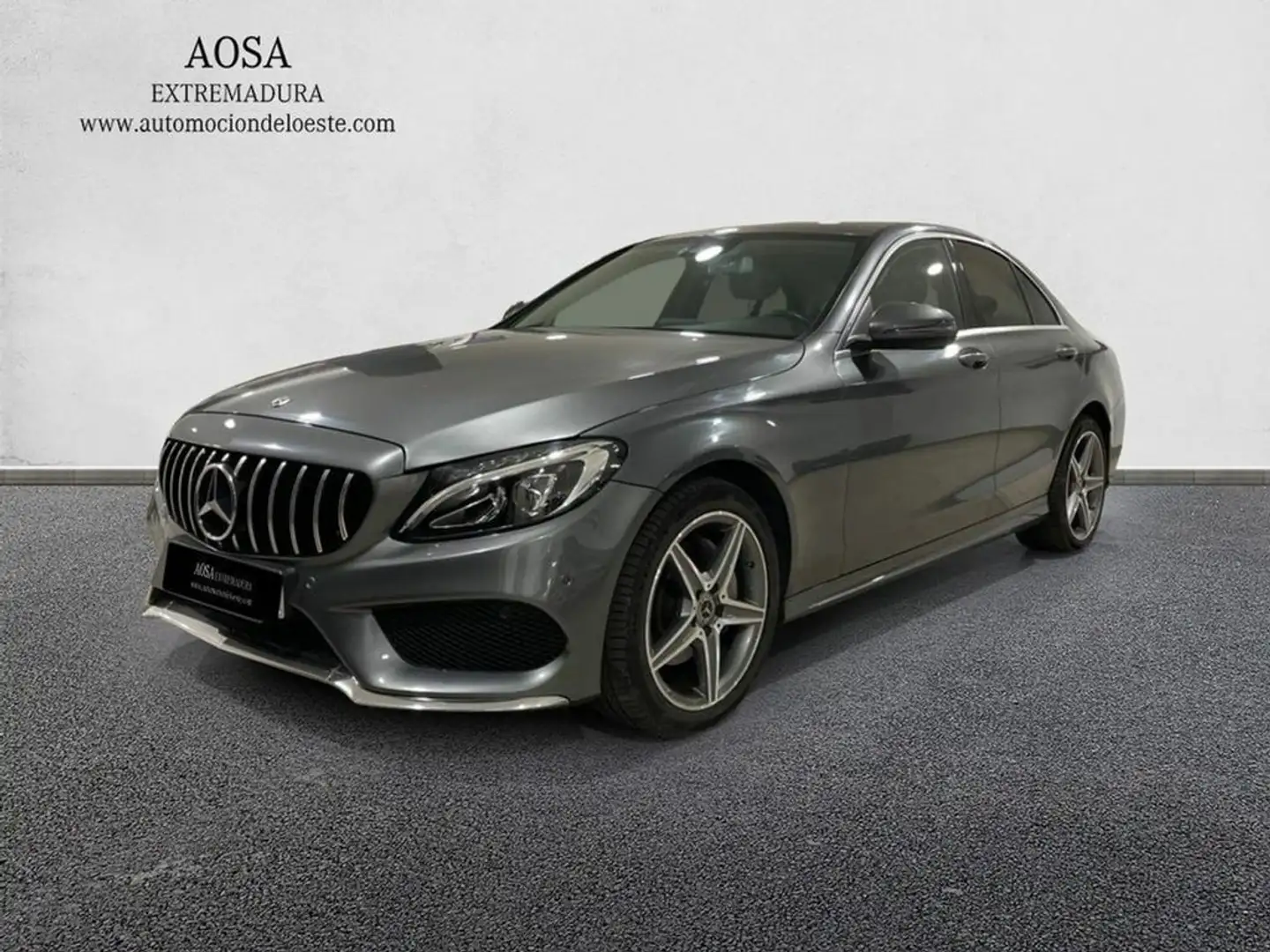 Mercedes-Benz C 220 bluetec / d amg line Gris - 1