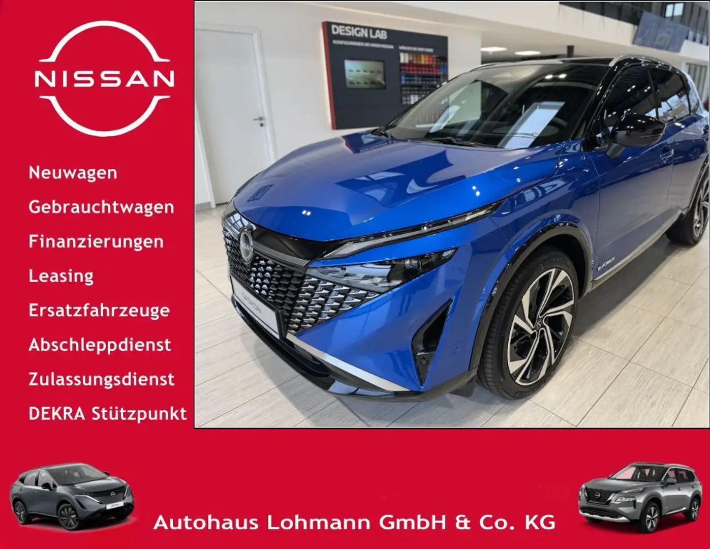 Nissan Qashqai 1.5 VC-T e-Power Tekna+ Blau - 1