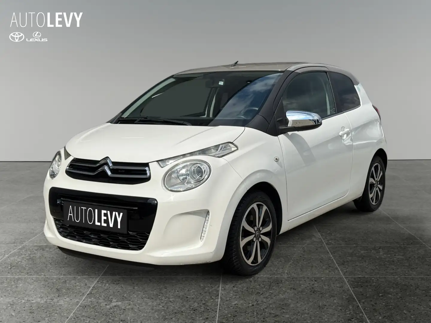 Citroen C1 1.2 VTi Shine Leder*Tempomat*Klimaauto. Weiß - 2