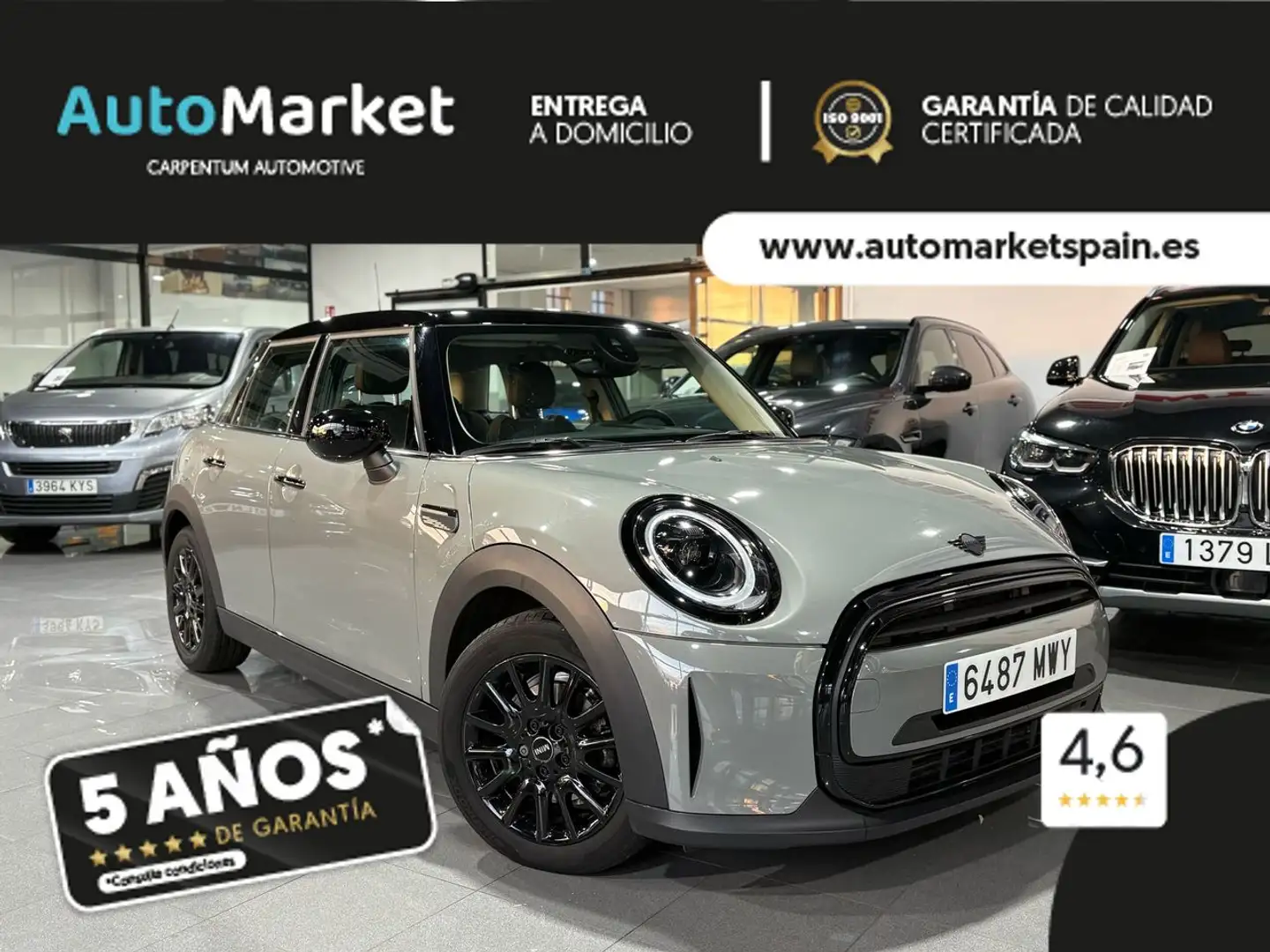 MINI Cooper AUT. 140cv Gris - 1