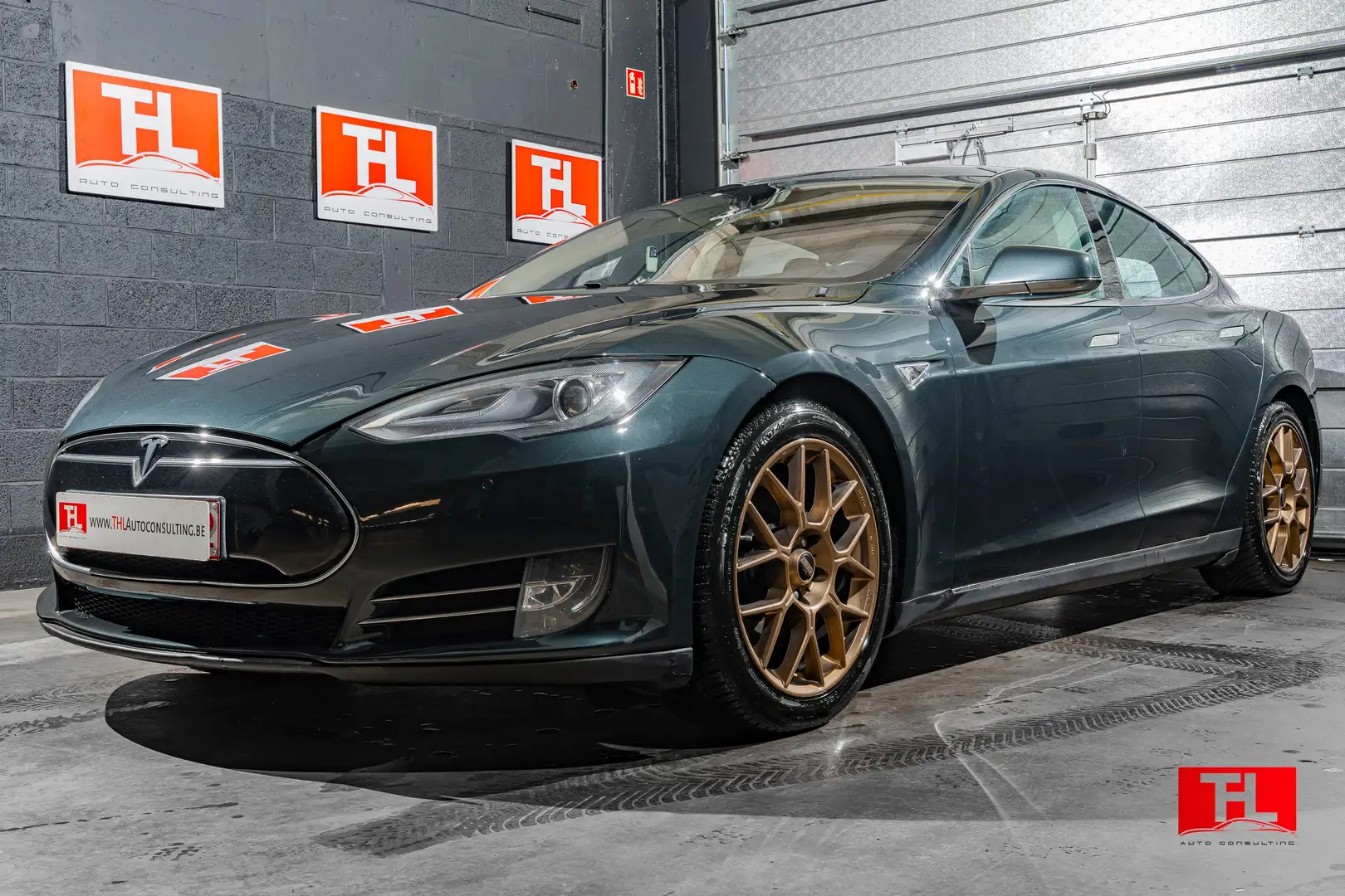 Tesla Model S 85 kWh Groen - 1
