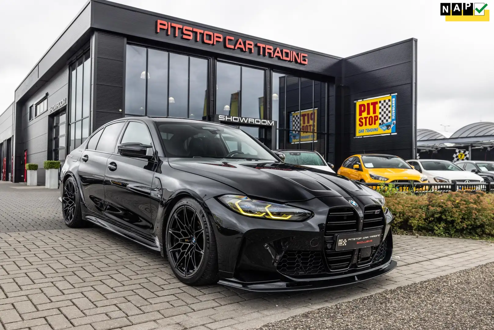 BMW M3 3-serie Competition, 510 PK, NL Auto, AC Schnitzer Siyah - 1