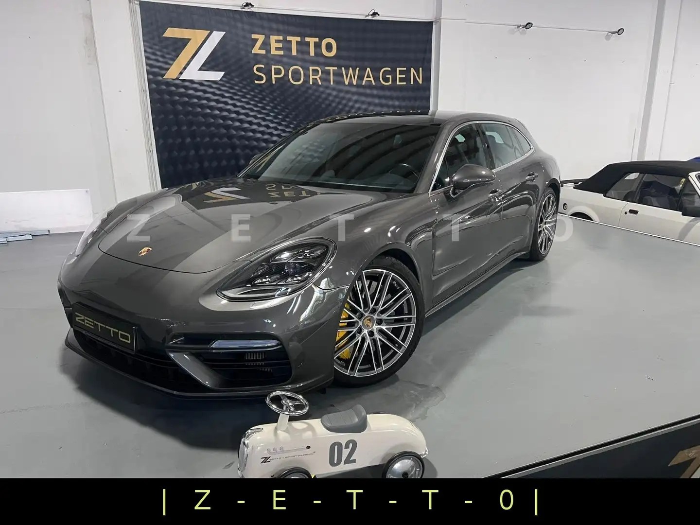 Porsche Panamera |Turbo|Sport Turismo|AHK|MATRIX|KERAMIK Gris - 1