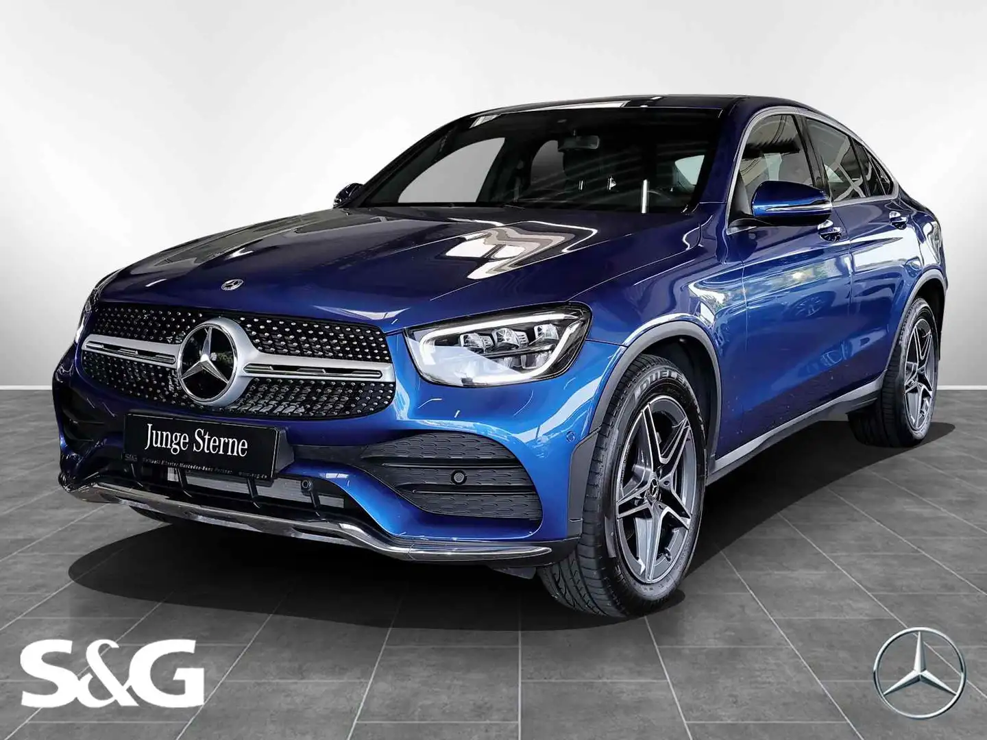 Mercedes-Benz GLC 300 d 4M Coupé AMG KAMERA+MBUX+LED+19Zoll Bleu - 1