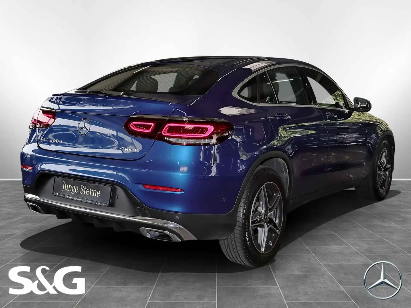Mercedes-Benz GLC 300 d 4M Coupé AMG KAMERA+MBUX+LED+19Zoll Bleu - 2