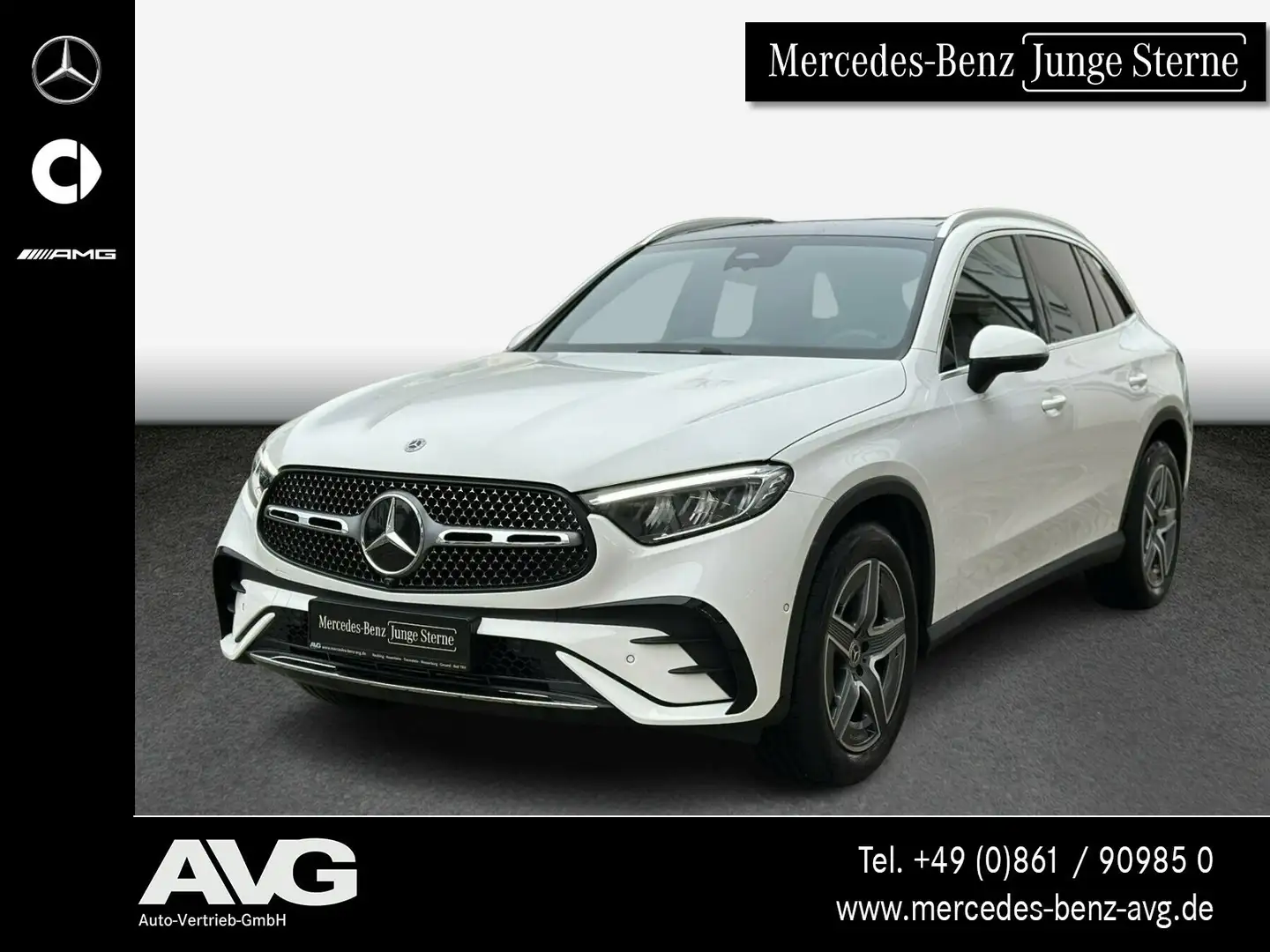 Mercedes-Benz GLC 300 GLC 300 4M AMG Adv-Plus Pano AHK 360° Memory LED Weiß - 1