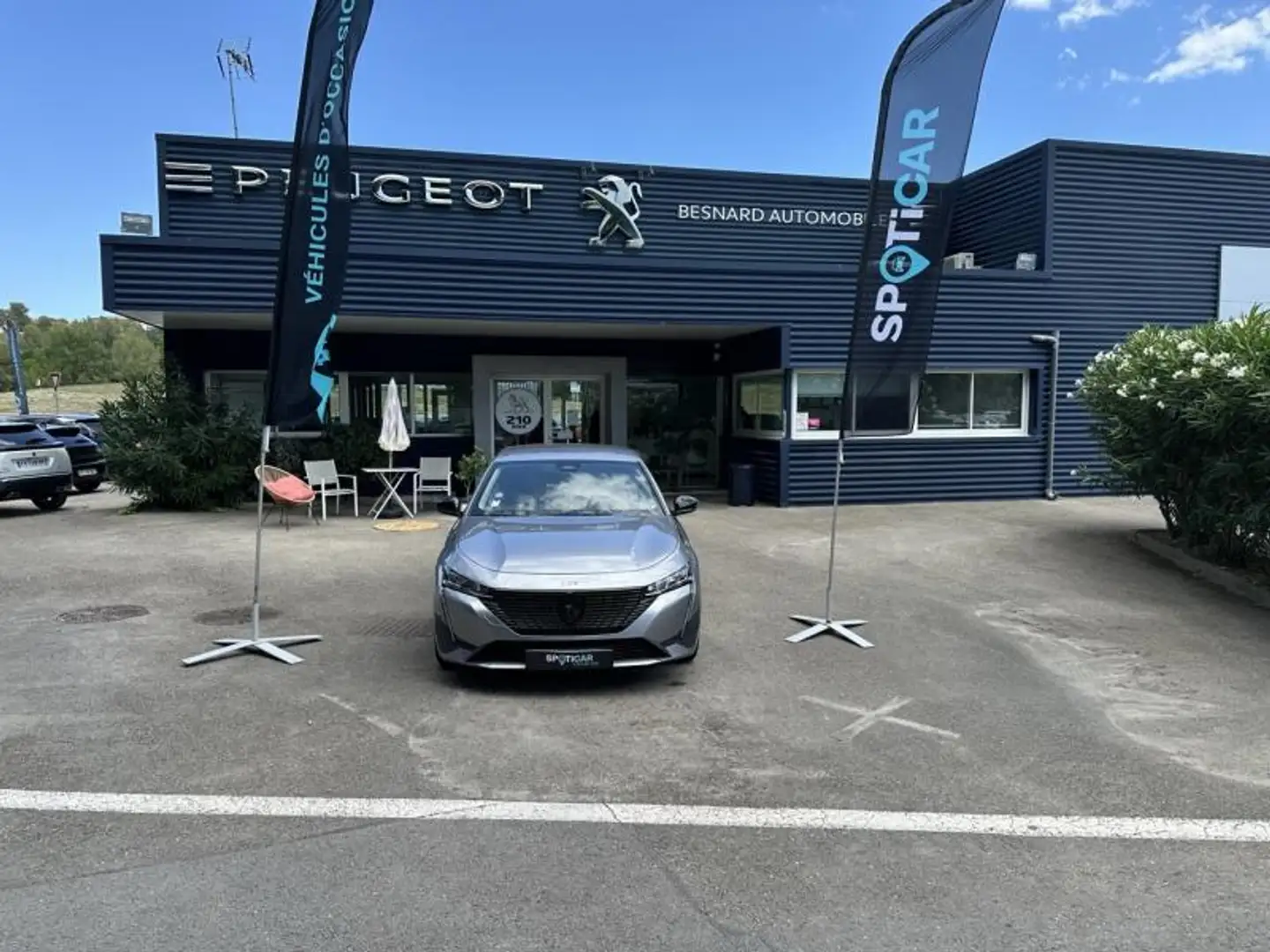 Peugeot 308 1.2 PureTech 130ch S\u0026S Allure EAT8 Gris - 2