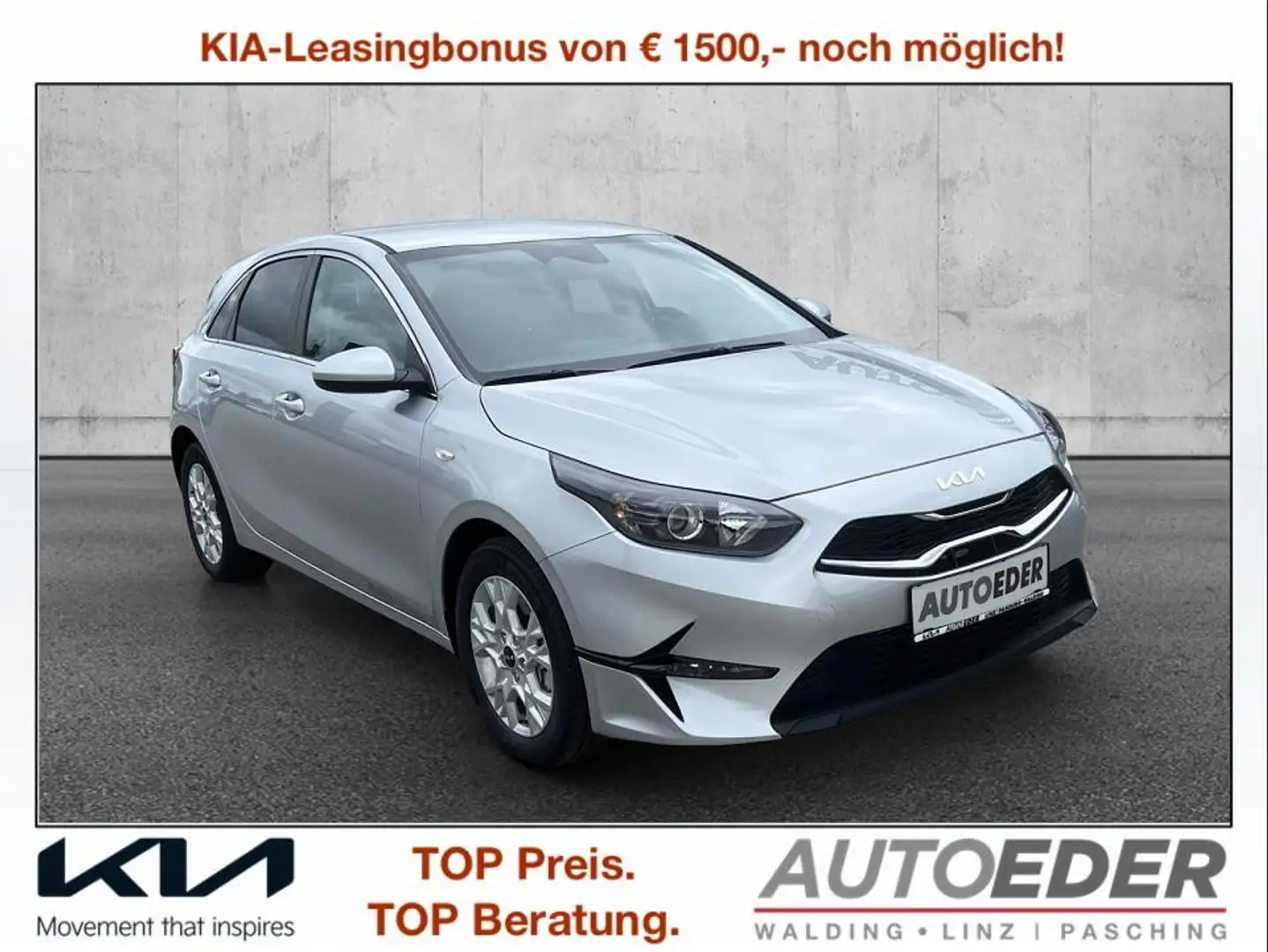 Kia Ceed / cee'd ceed 1,0 T-GDI GPF Silber Silber - 1