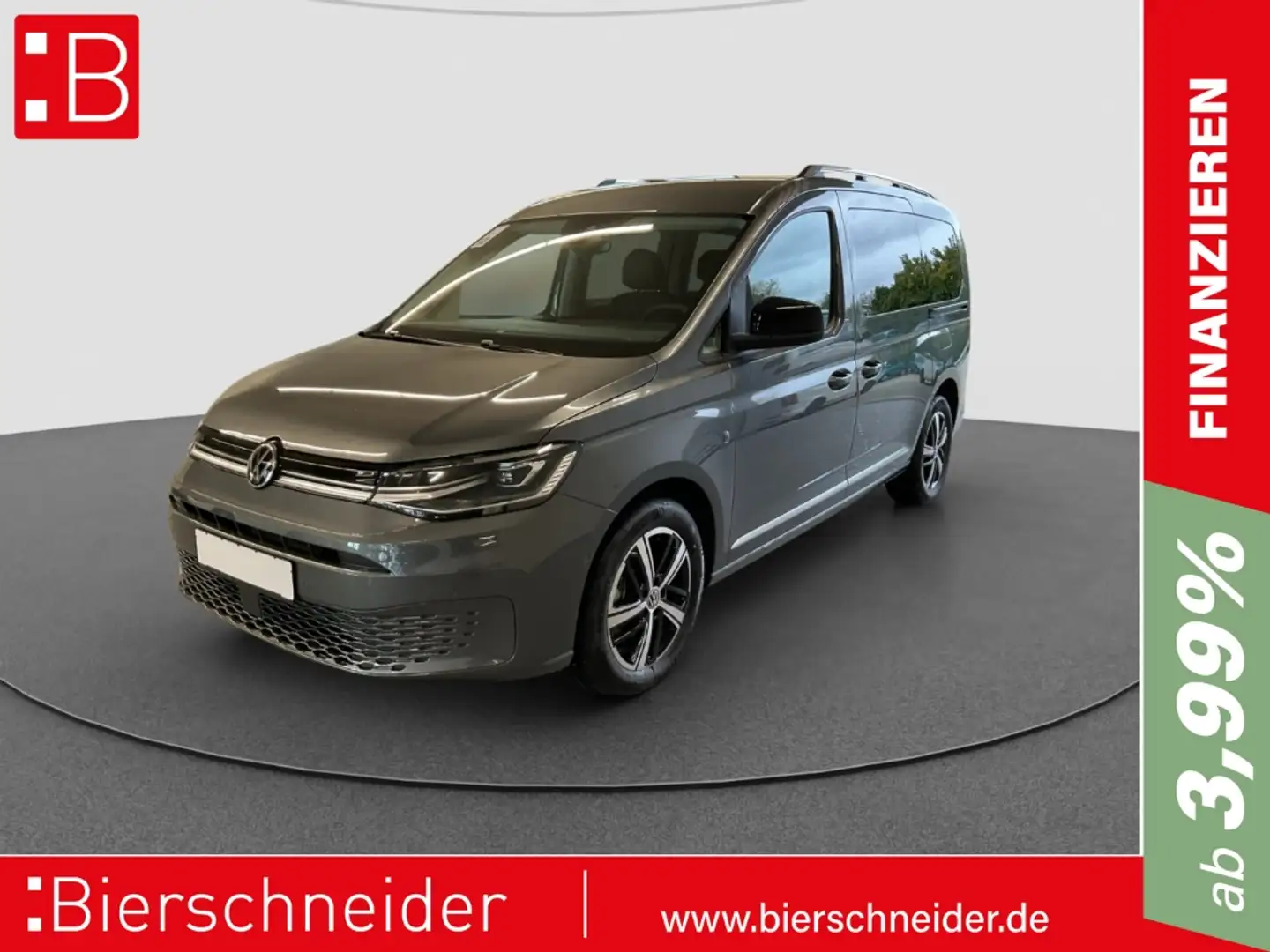 Volkswagen Caddy 1.5 TSI DSG Style 7-S. LED NAVI ACC SHZ . ALU PDC Grau - 1