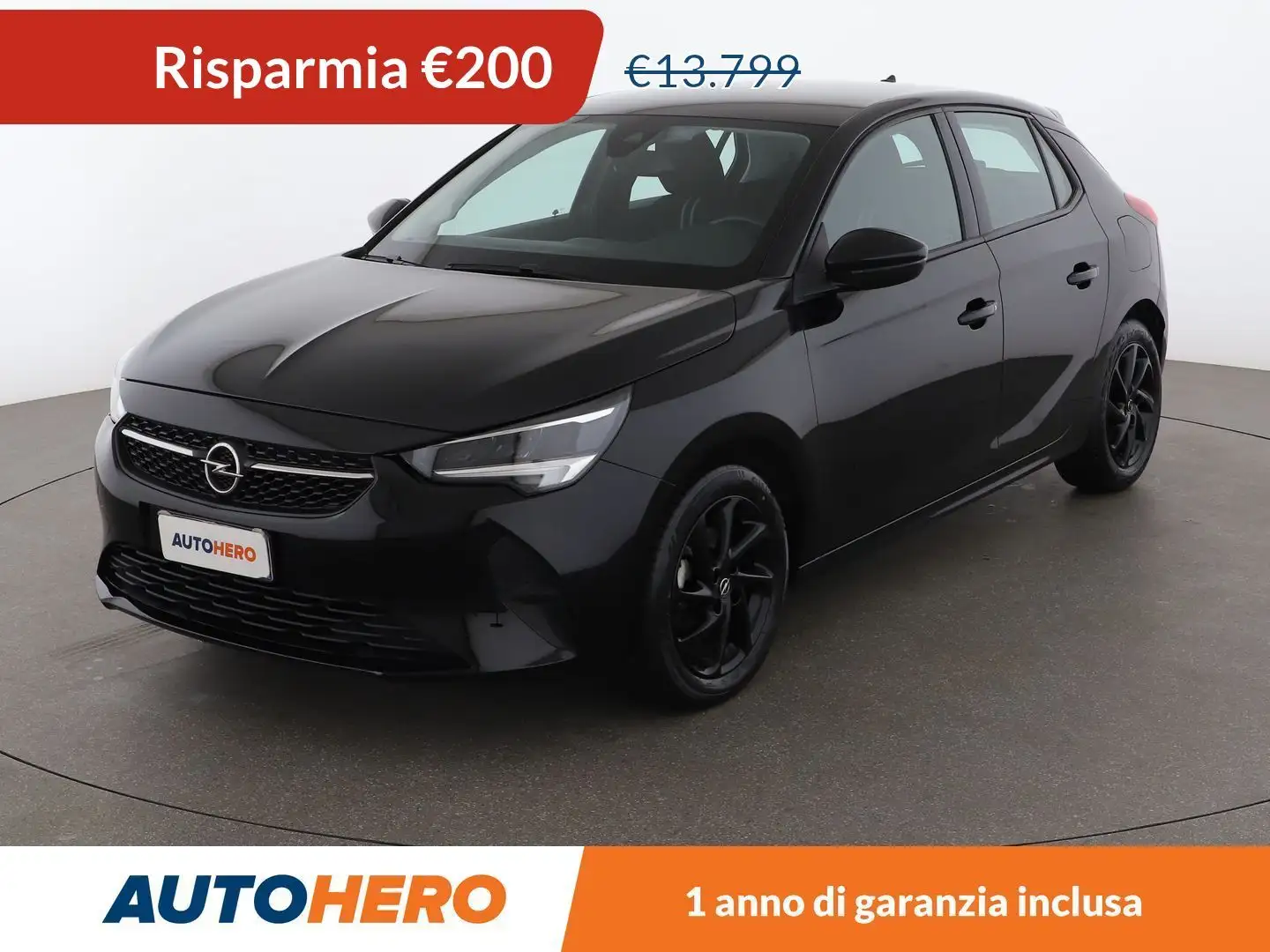 Opel Corsa 1.2 Design & Tech Nero - 1