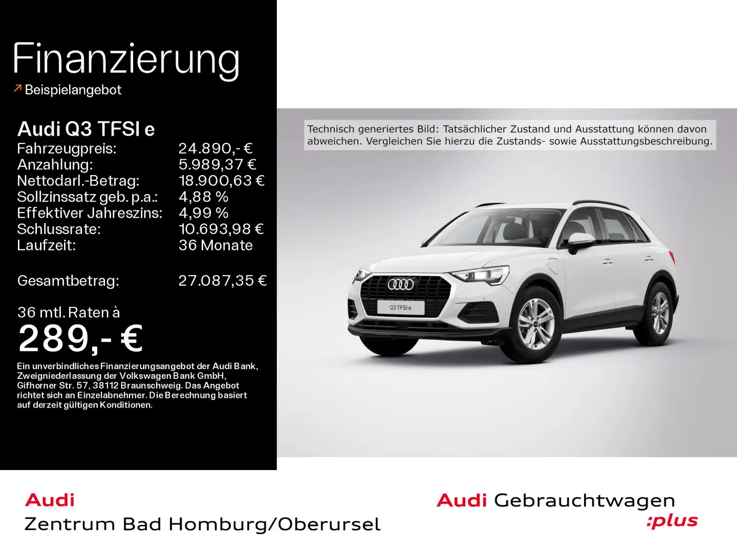 Audi Q3 45*Navi*Alu*PDC*Virtual Cockpit*Audi C Weiß - 1