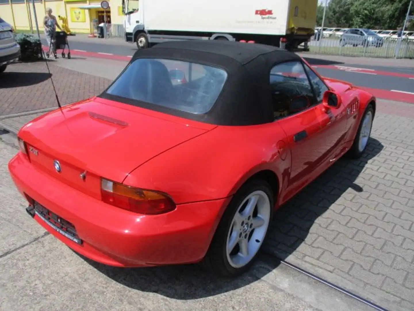 BMW Z3 Z 3.Cabrio-Roadster 2.8i.Klima.Leder. Rood - 2