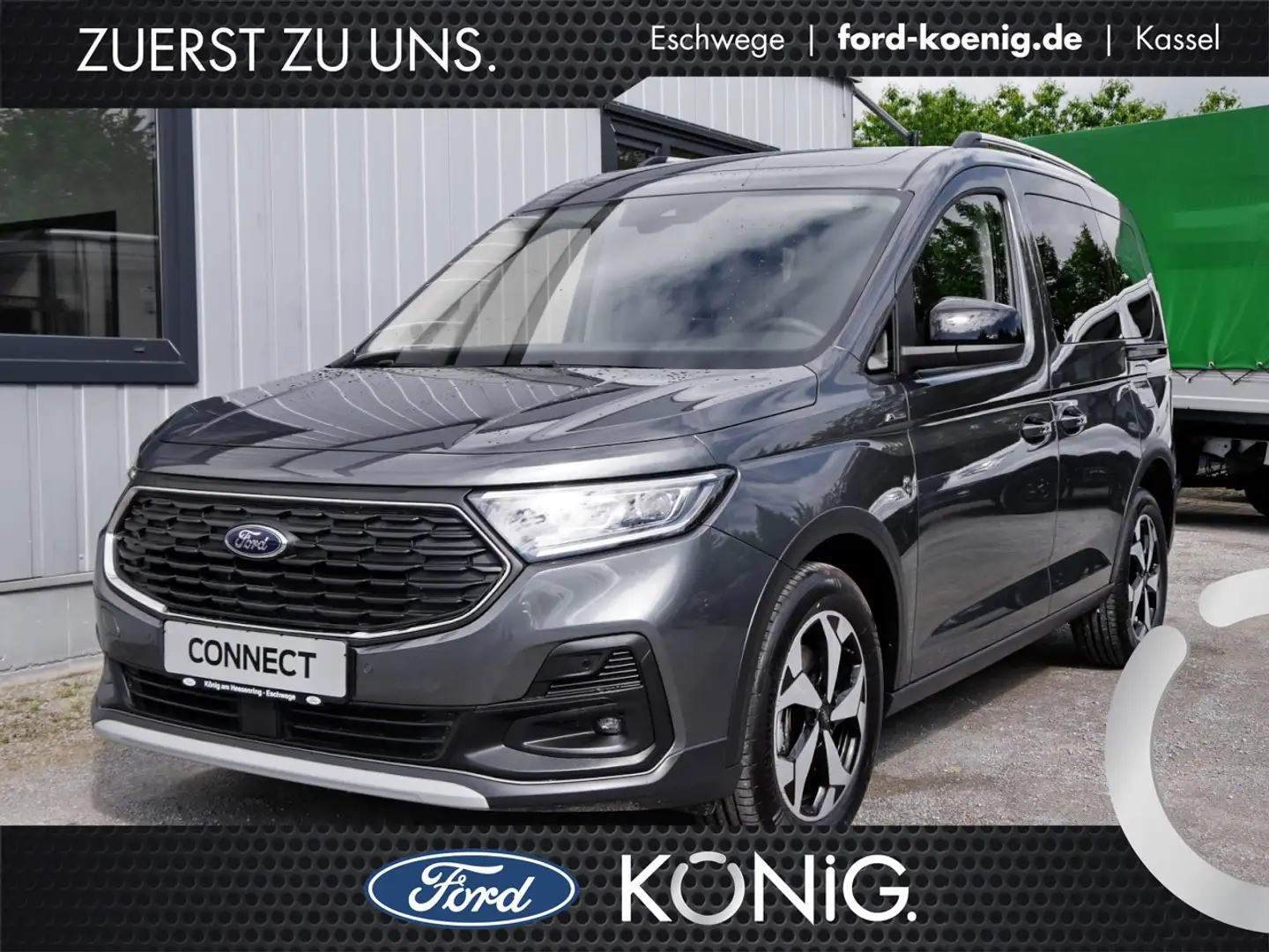 Ford Tourneo Connect Active 2.0 EcoBlue Aut.+Kamera Klima Navi Šedá - 1