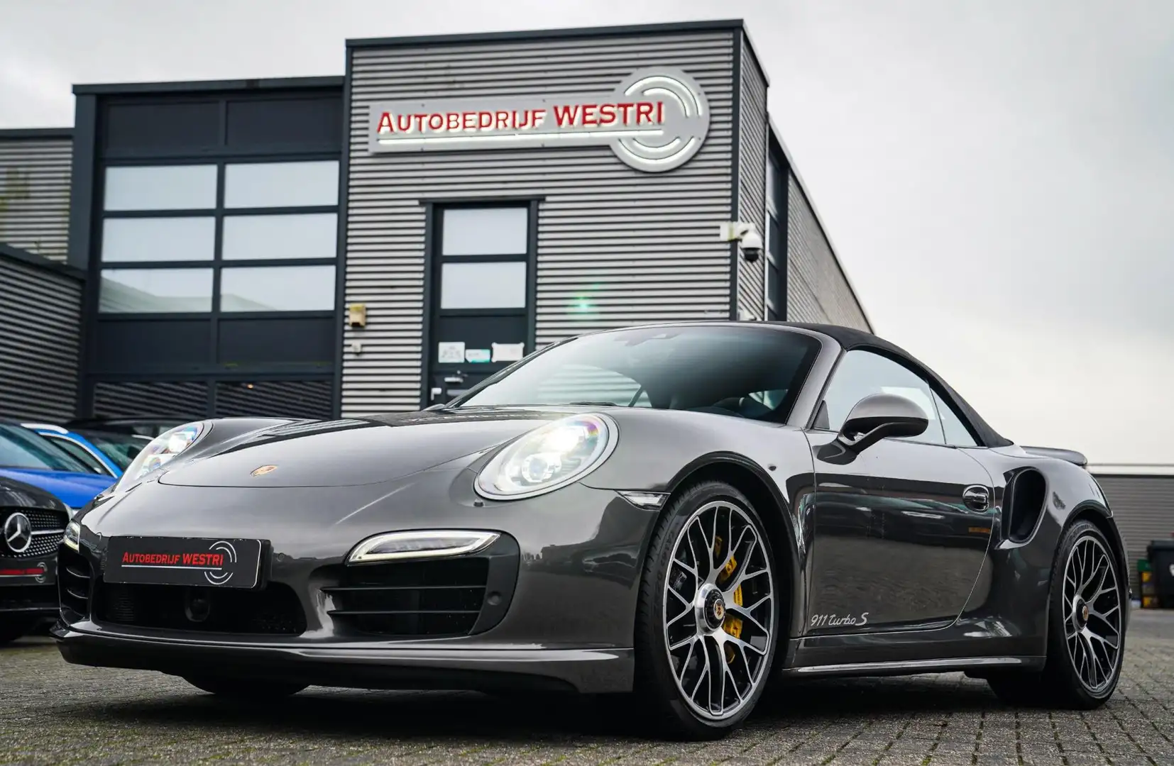 Porsche 911 Cabrio 3.8 Turbo S | Keramisch | Carbon | 100% Por Gris - 1