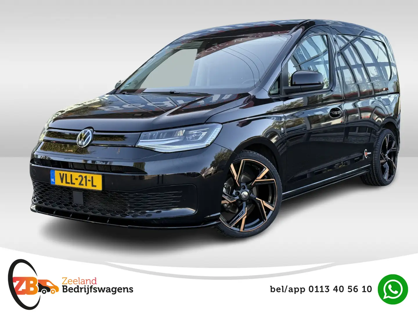 Volkswagen Caddy Cargo 2.0 TDI 200pk 1st ZB Edition | NL-auto | 1e Zwart - 1