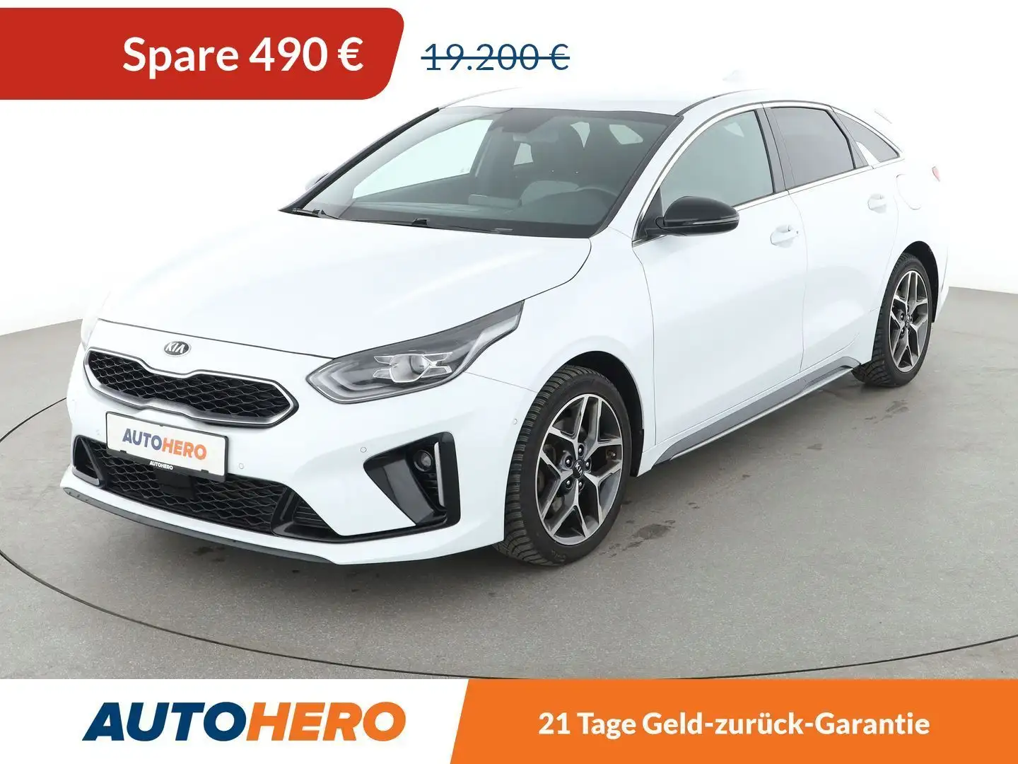 Kia ProCeed / pro_cee'd 1.4 TGDI GT Line*NAVI*LED*TEMPO*CAM*PDC*SHZ* Weiß - 1