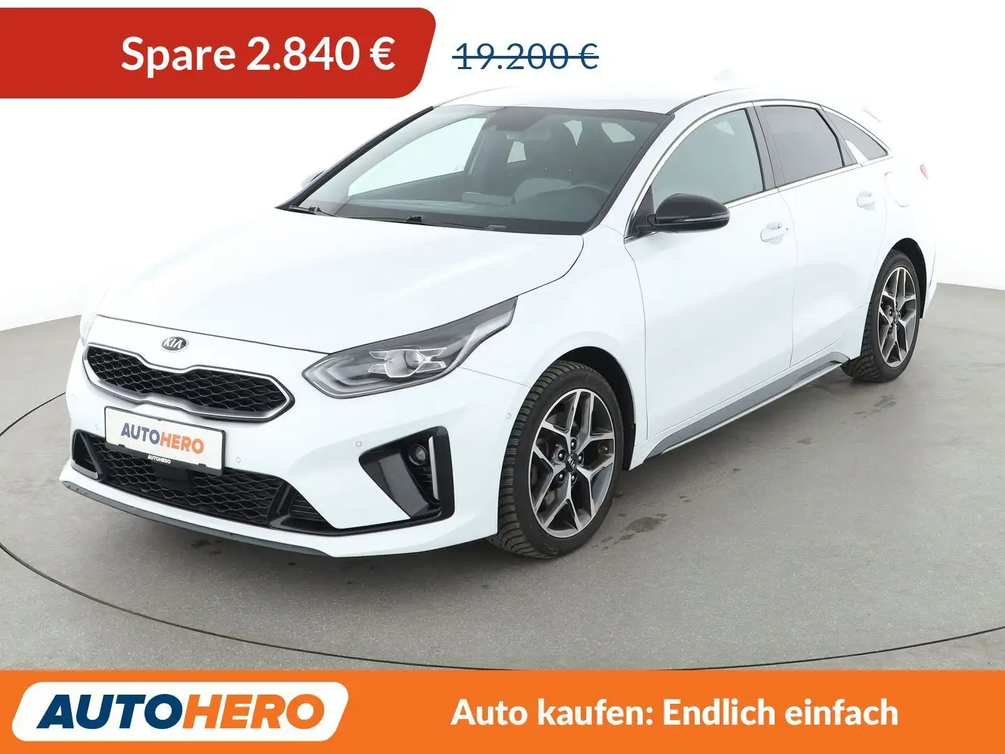 Kia ProCeed / pro_cee'd 1.4 TGDI GT Line*NAVI*LED*TEMPO*CAM*PDC*SHZ* Weiß - 1