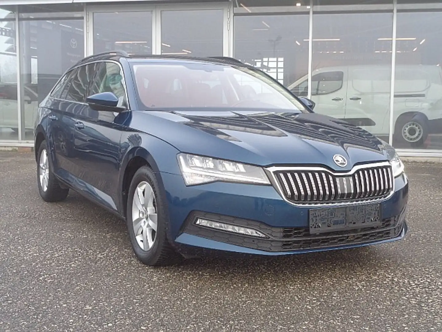 Skoda Superb Kombi 2,0 TDI DSG *LED *Navi *Leder *Top Blau - 1