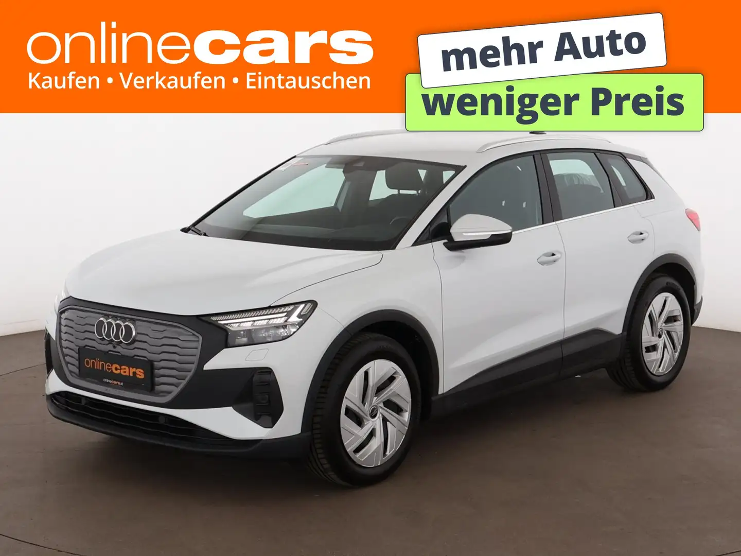Audi Q4 e-tron 45 quattro 82kWh Aut MATRIX WÄRMEPUMPE Weiß - 1