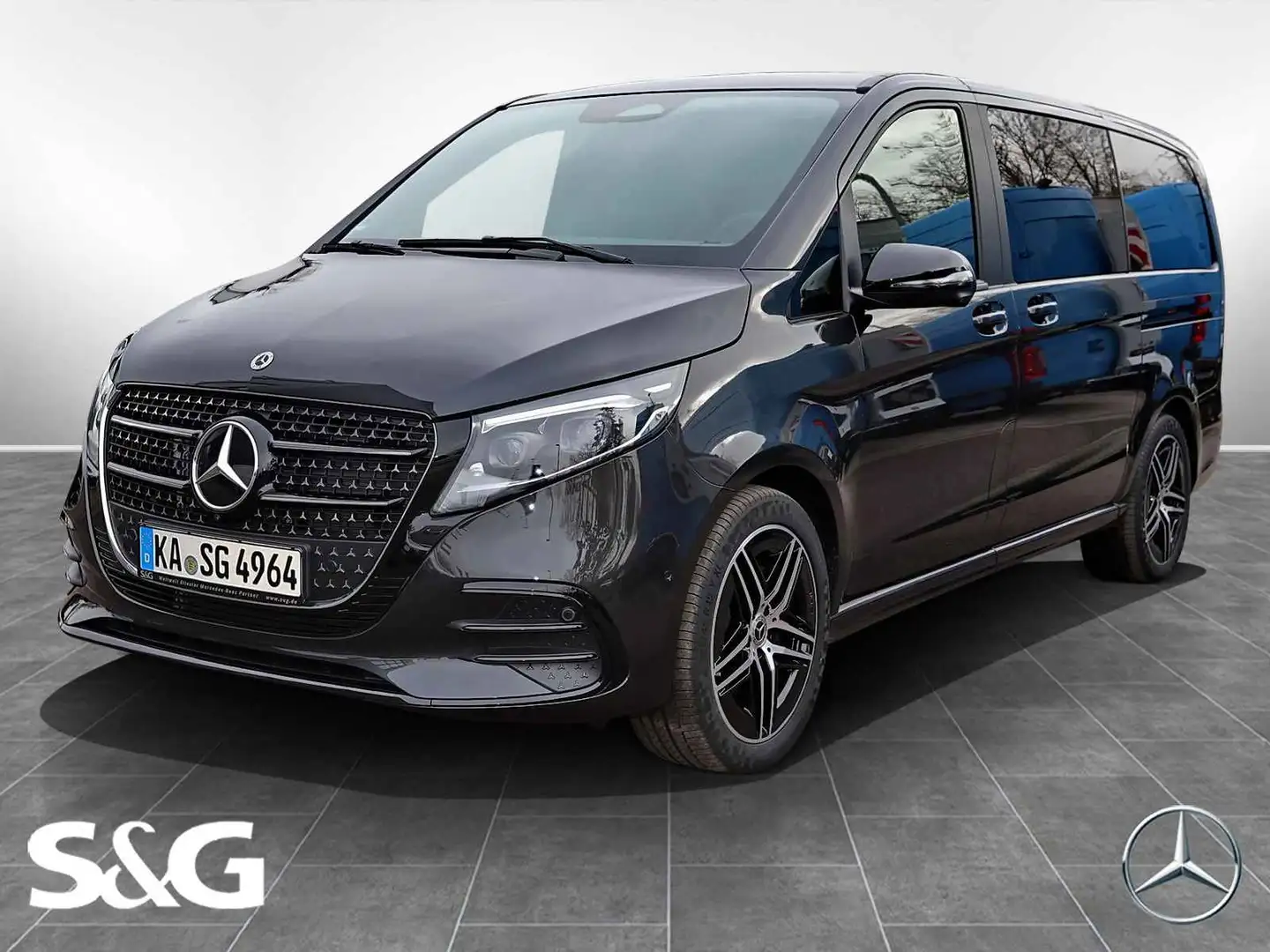 Mercedes-Benz V 300 d STYLE lang AMG AHK+M-LED+Pano+Navi+360° Grau - 1