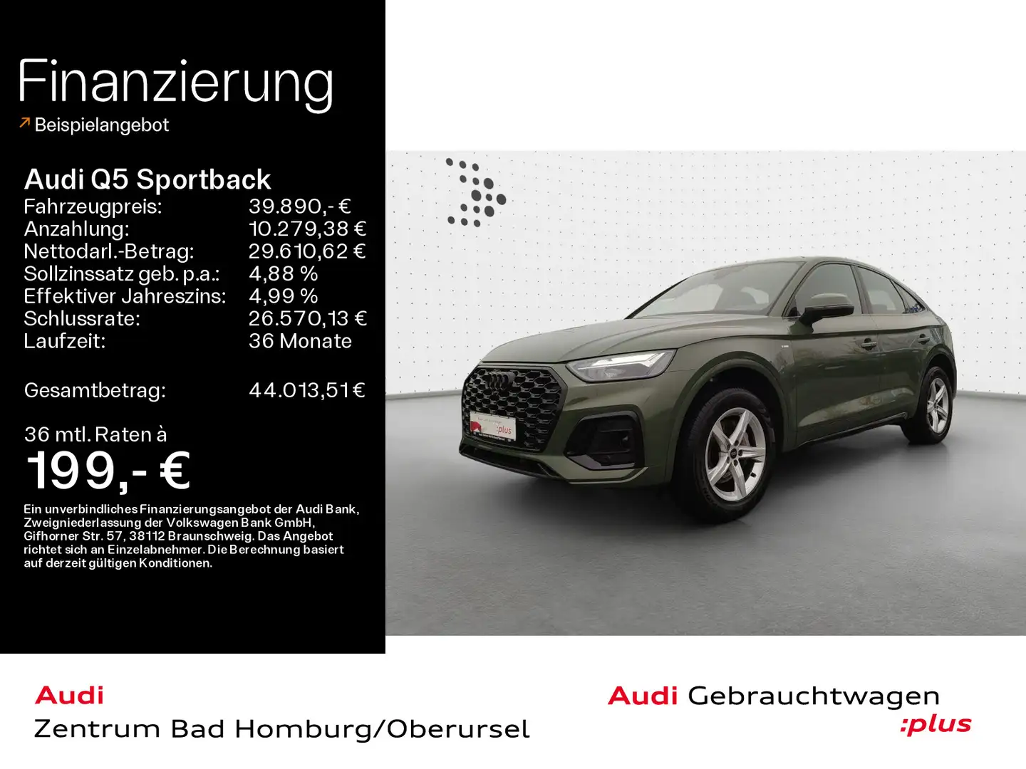 Audi Q5 40 TDI quattro S line*Navi*LED*Alu* Vert - 1