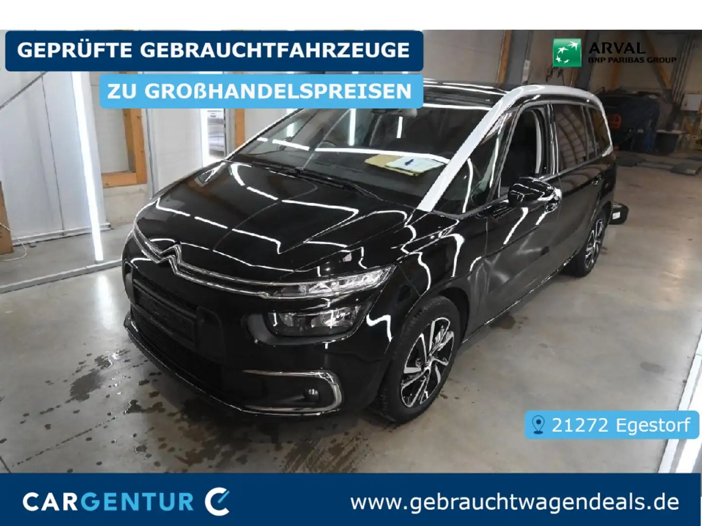 Citroen C4 Grand Spacetourer 1.5 BlueHDi 130 Shine Schwarz - 1