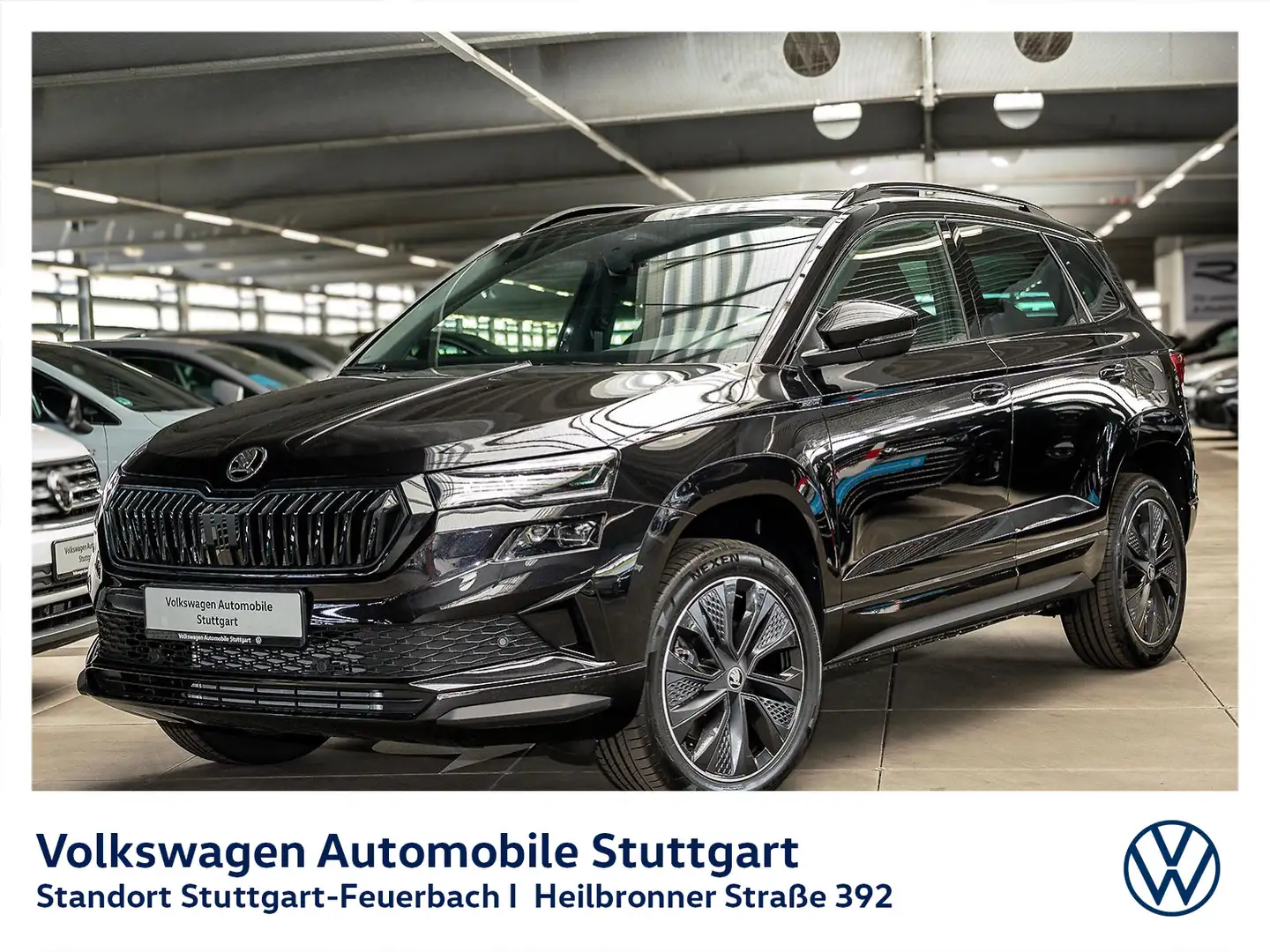 Skoda Karoq 1.5 TSI Sportline DSG Navi AHK Kamera Negro - 2
