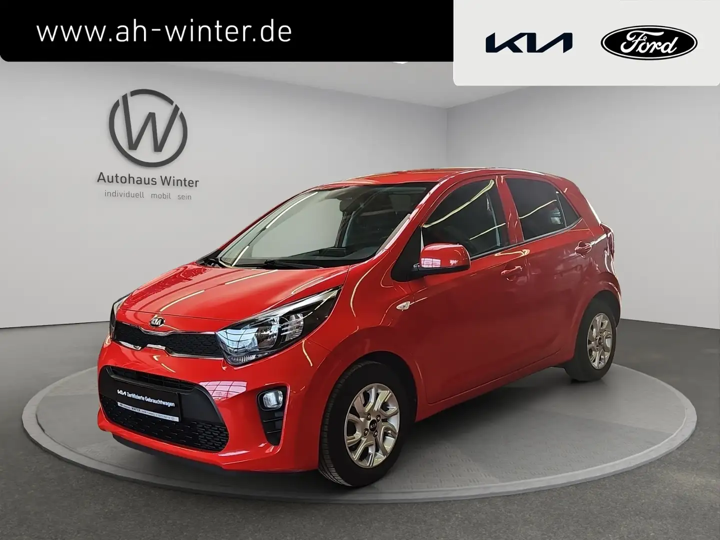 Kia Picanto 1,0 Dream Team Navi Kamera Sitzhzg Klima Alu Rouge - 1