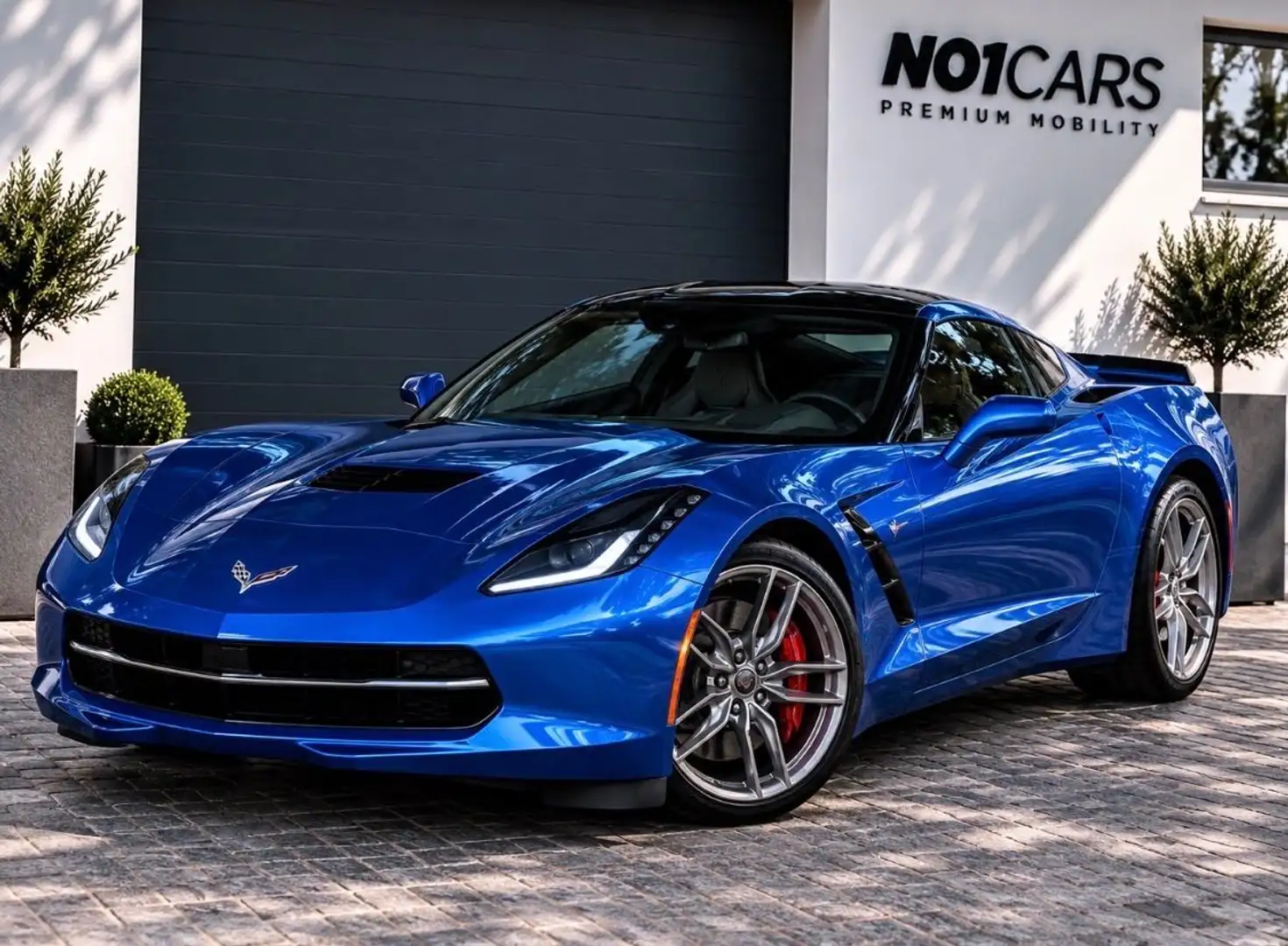 Corvette C7 Stingray Z51 1LT *BOSE*TARGA Blau - 1